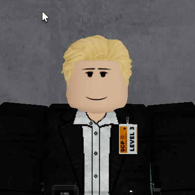 ID still of Agent Jonathan Bonnet in a black suit with visible Level 2 clearance card